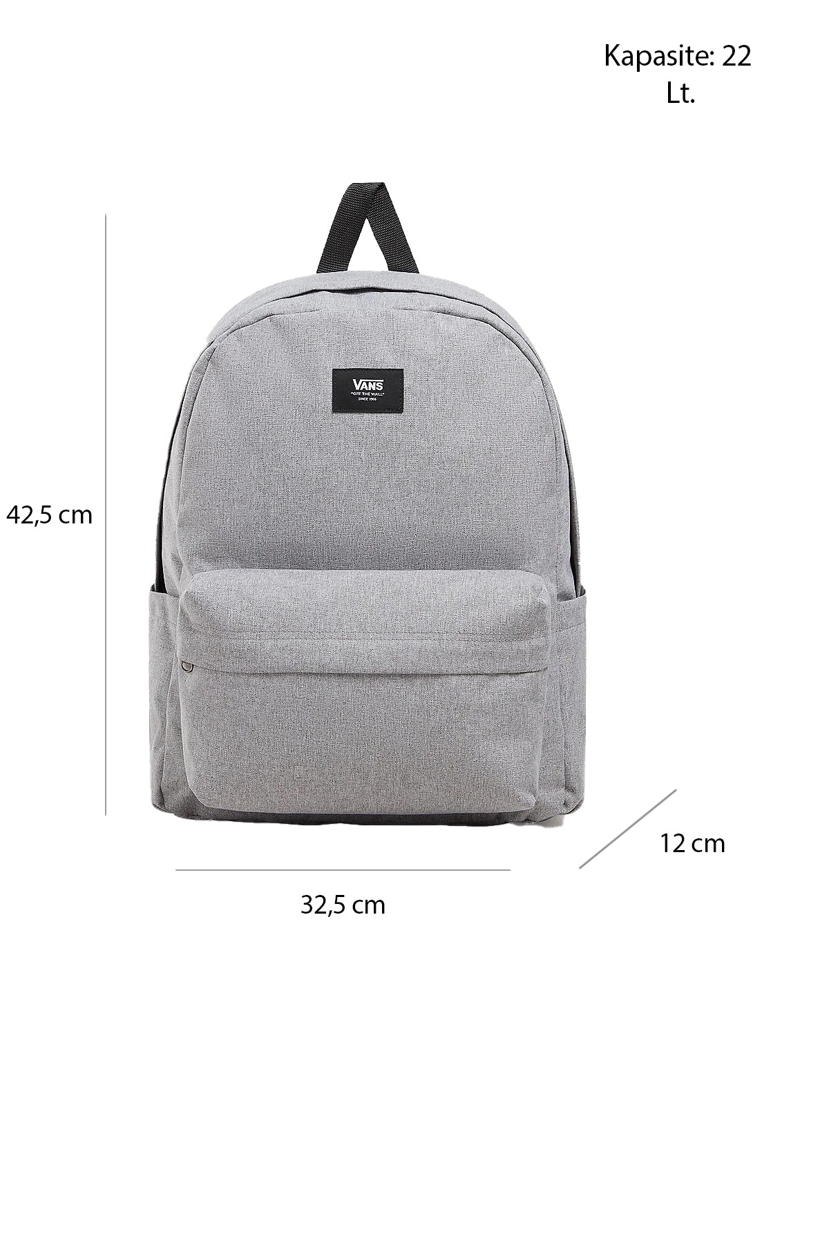 Vans Old Skool Backpack Unisex Sırt Çanta Vn000H4Wkh71 Gri