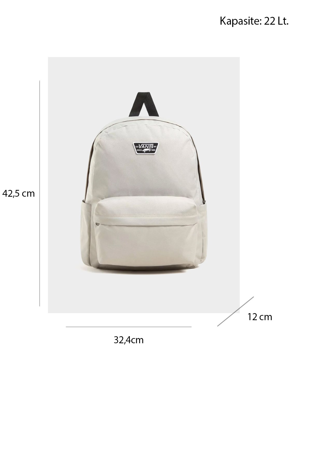 Vans Old Skool Backpack Unisex Sırt Çanta Vn000H4Wzuj1 Gri