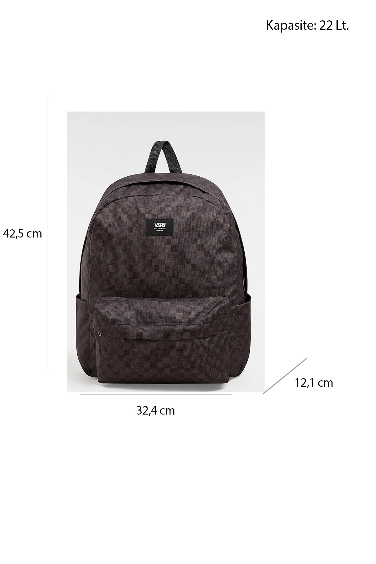 Vans Old Skool Check Backpack Unisex Sırt Çanta Vn000H4Xba51 Siyah