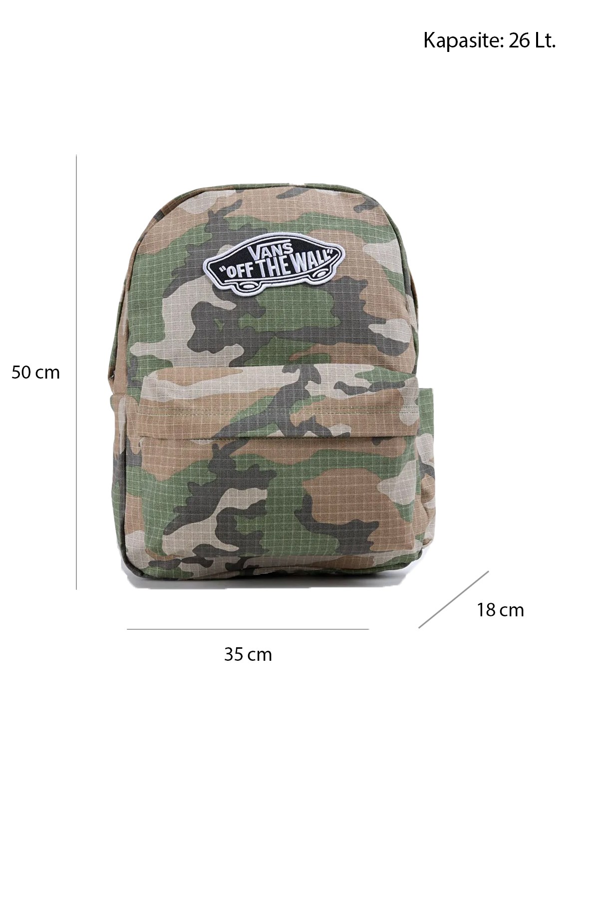 Vans Old Skool Classic Unisex Sırt Çantası Haki