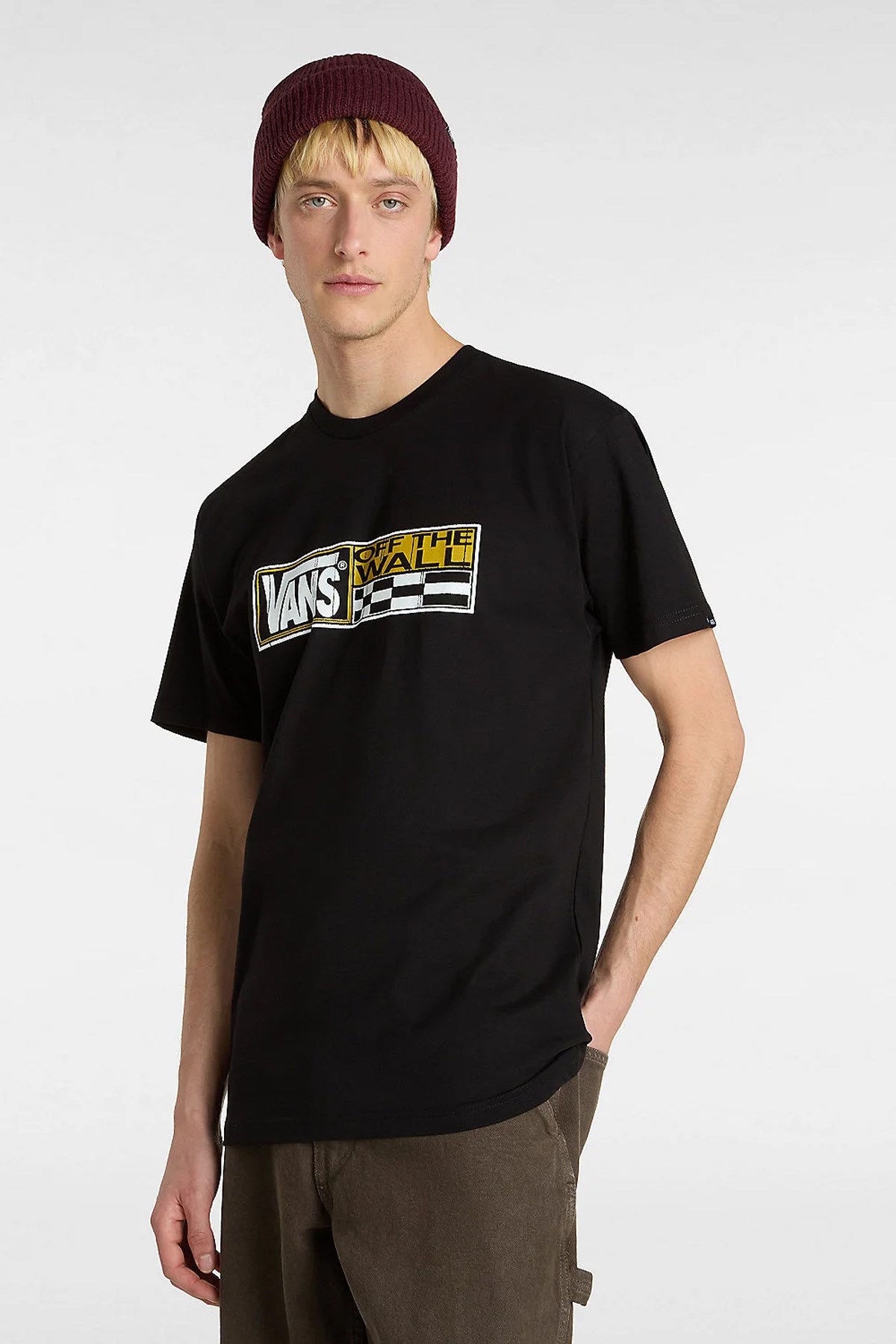 Vans Hi Stretch Ss Erkek Tişört Vn000Nhmblk1 Siyah
