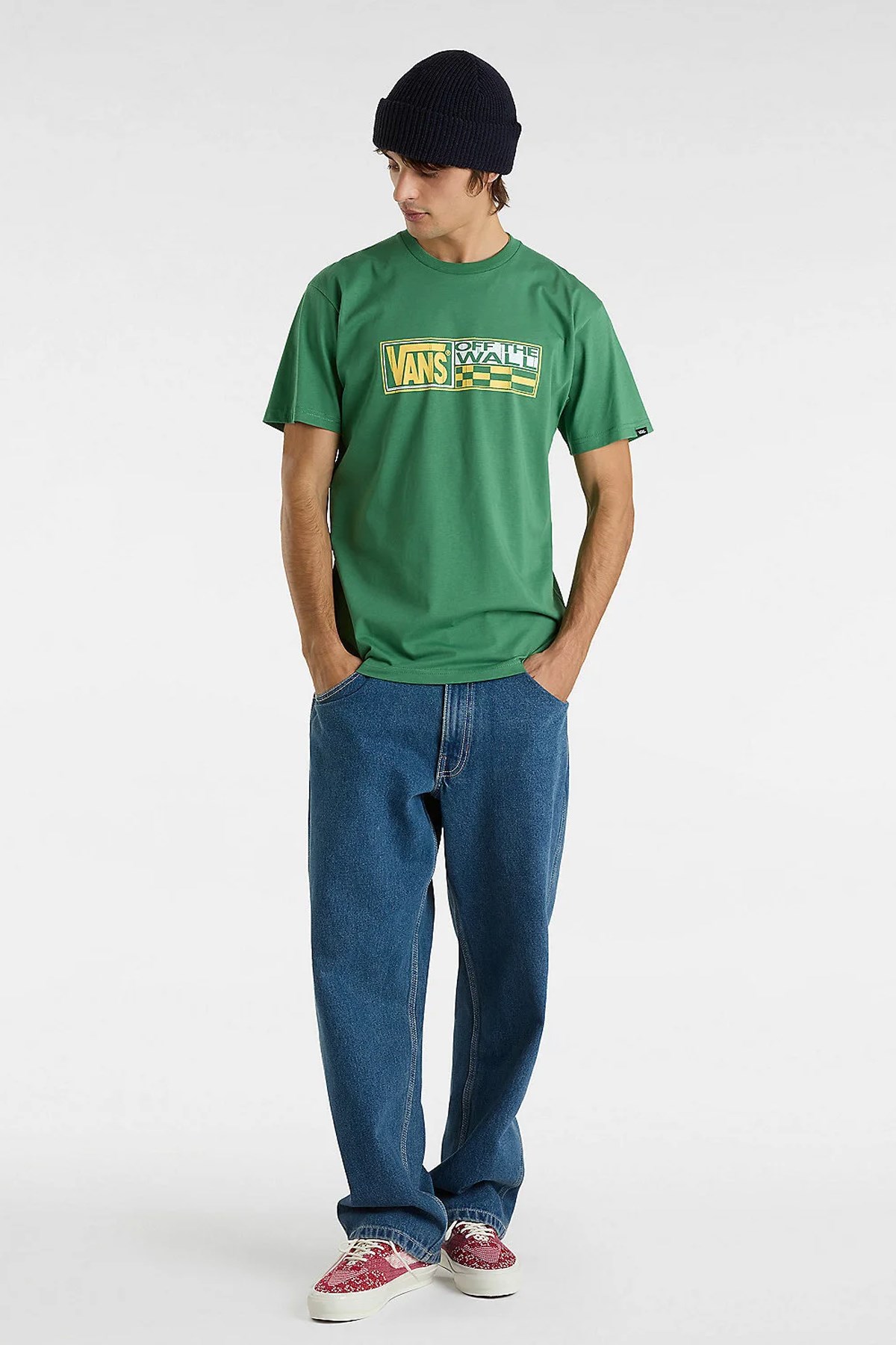 Vans Hi Stretch Ss Erkek Tişört Vn000Nhmbr11 Yeşil