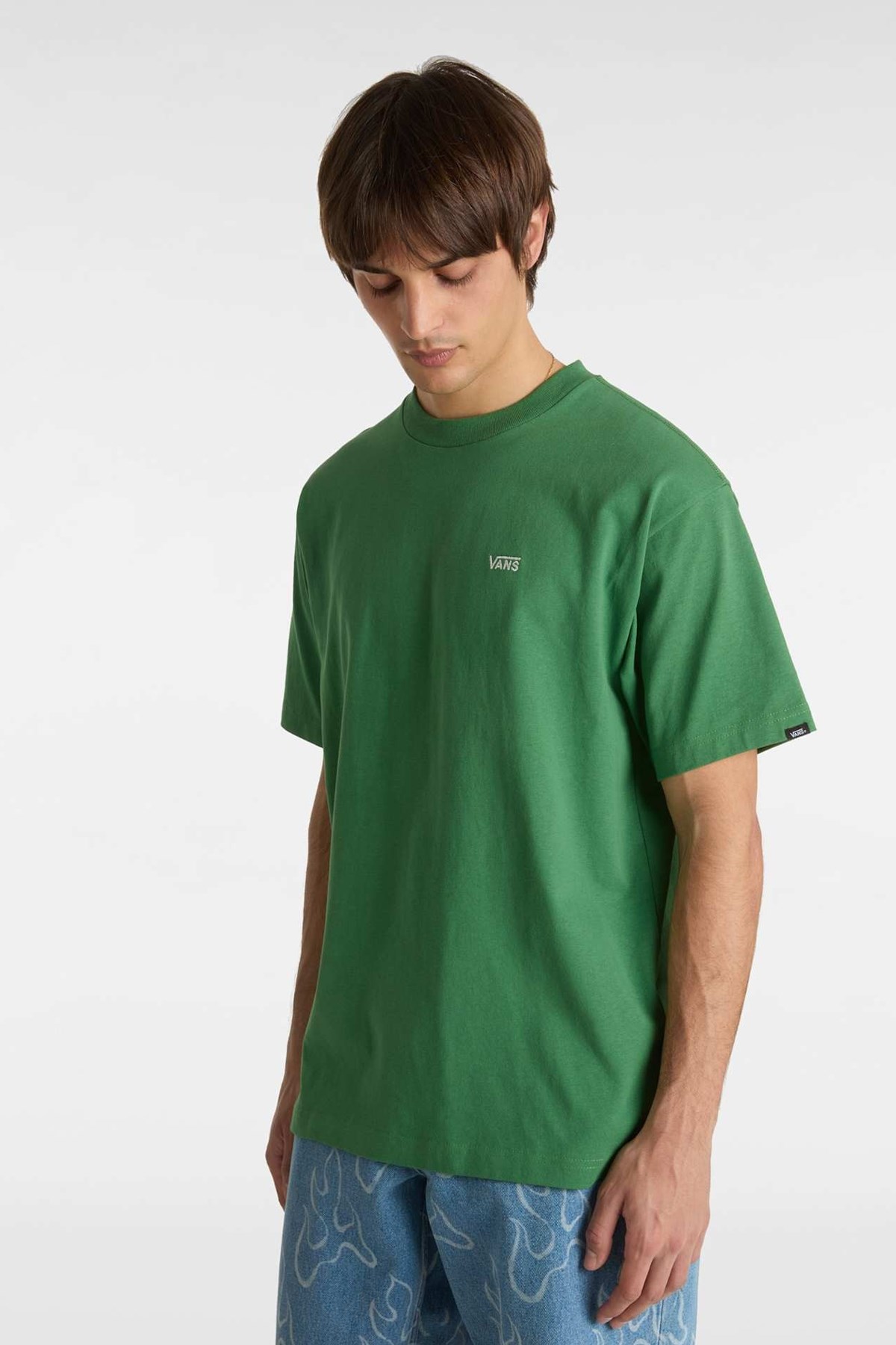 Vans Left Chest II Erkek Tişört Yeşil
