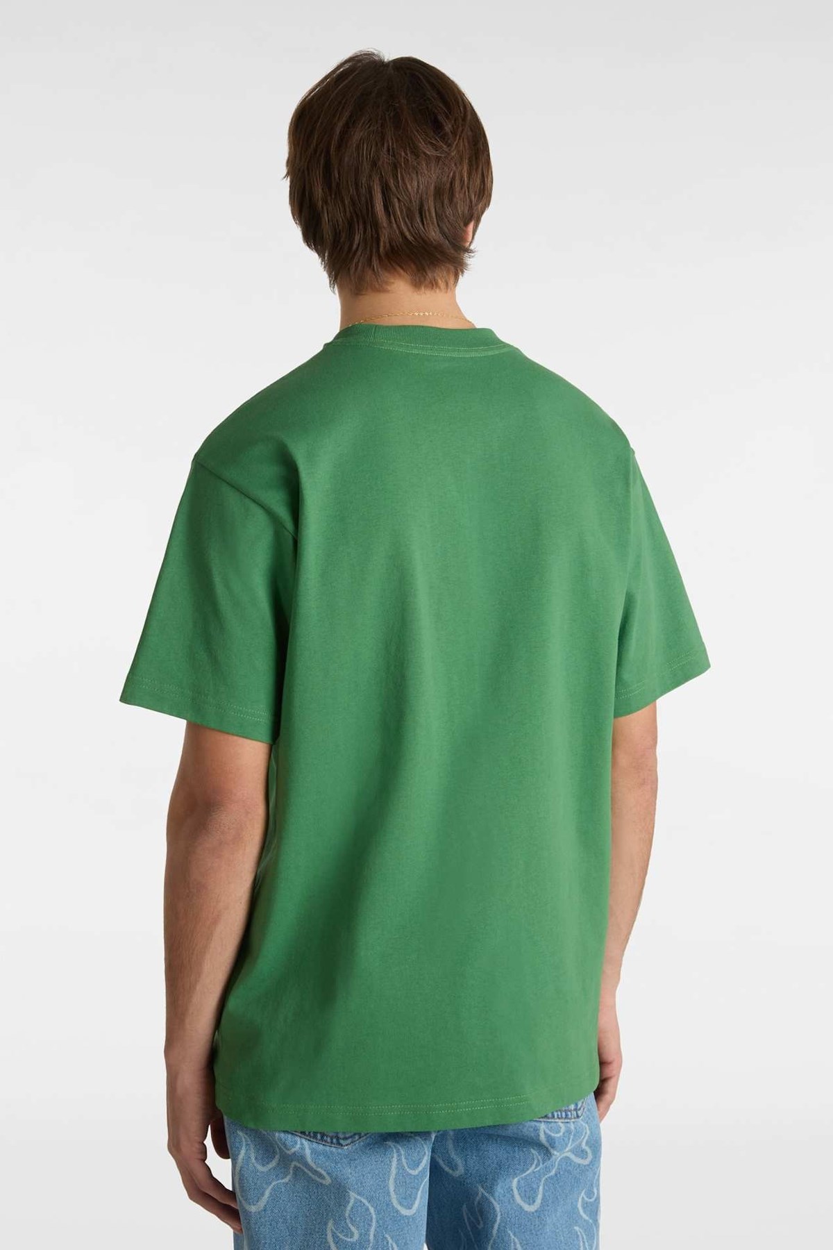 Vans Left Chest II Erkek Tişört Yeşil