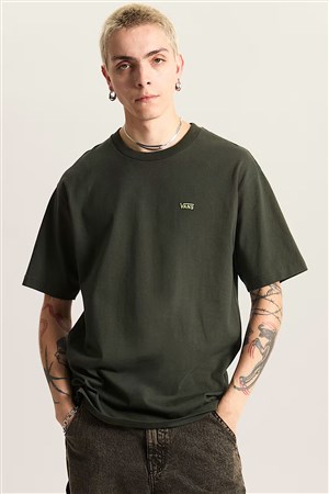 Vans Left Chest II Erkek Tişört Yeşil