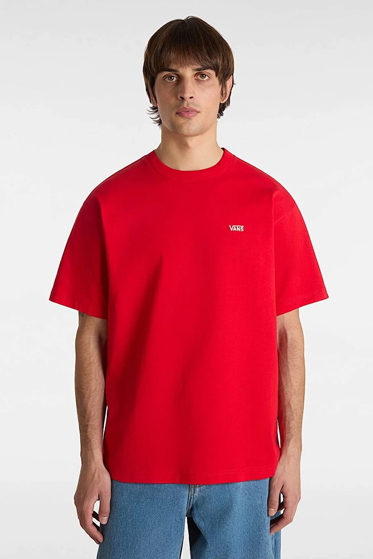 Vans Left Chest II Erkek Tişört Kırmızı