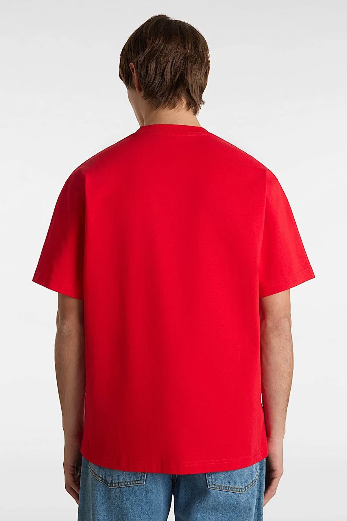 Vans Left Chest II Erkek Tişört Kırmızı