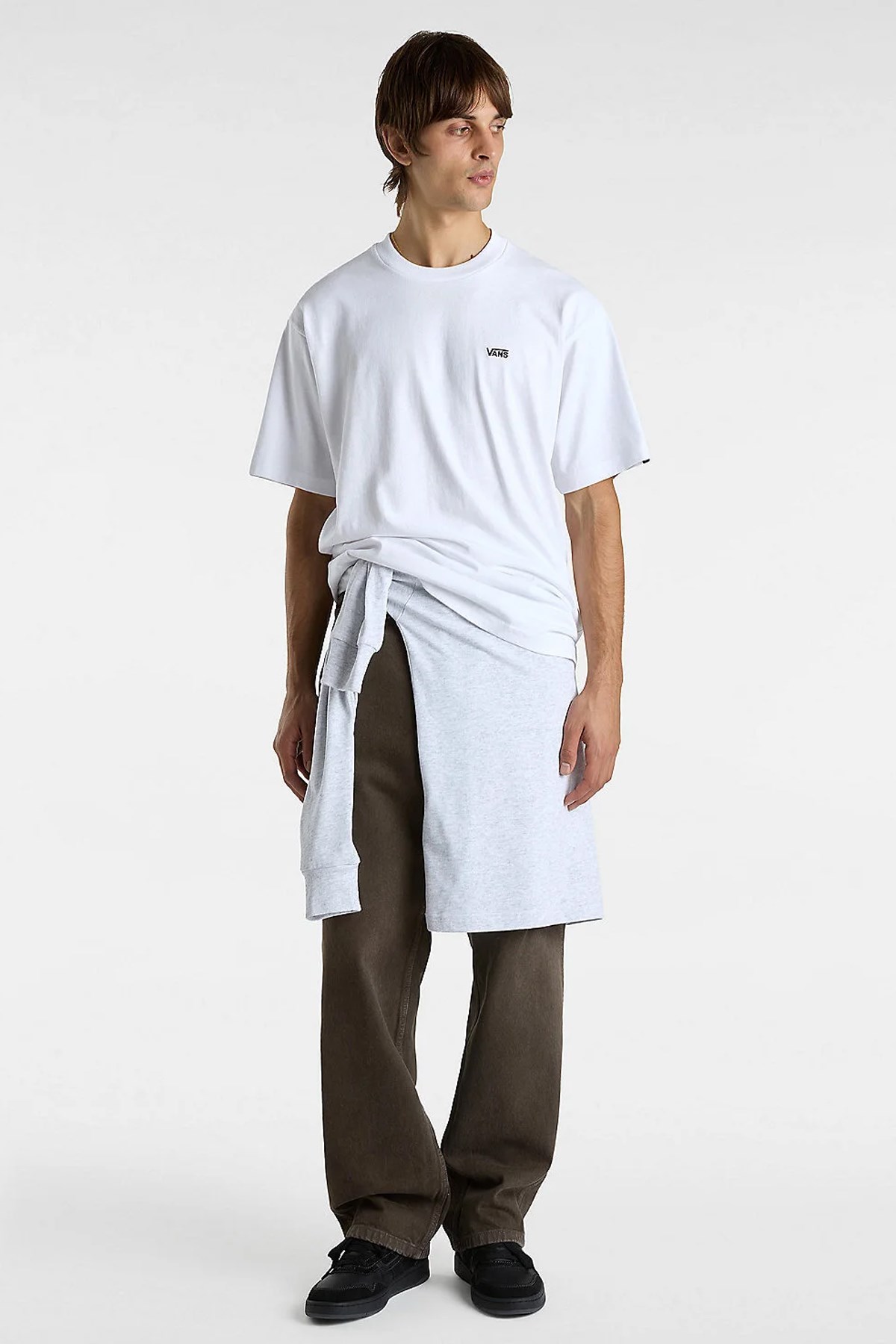 Vans Left Chest II Erkek Tişört Beyaz