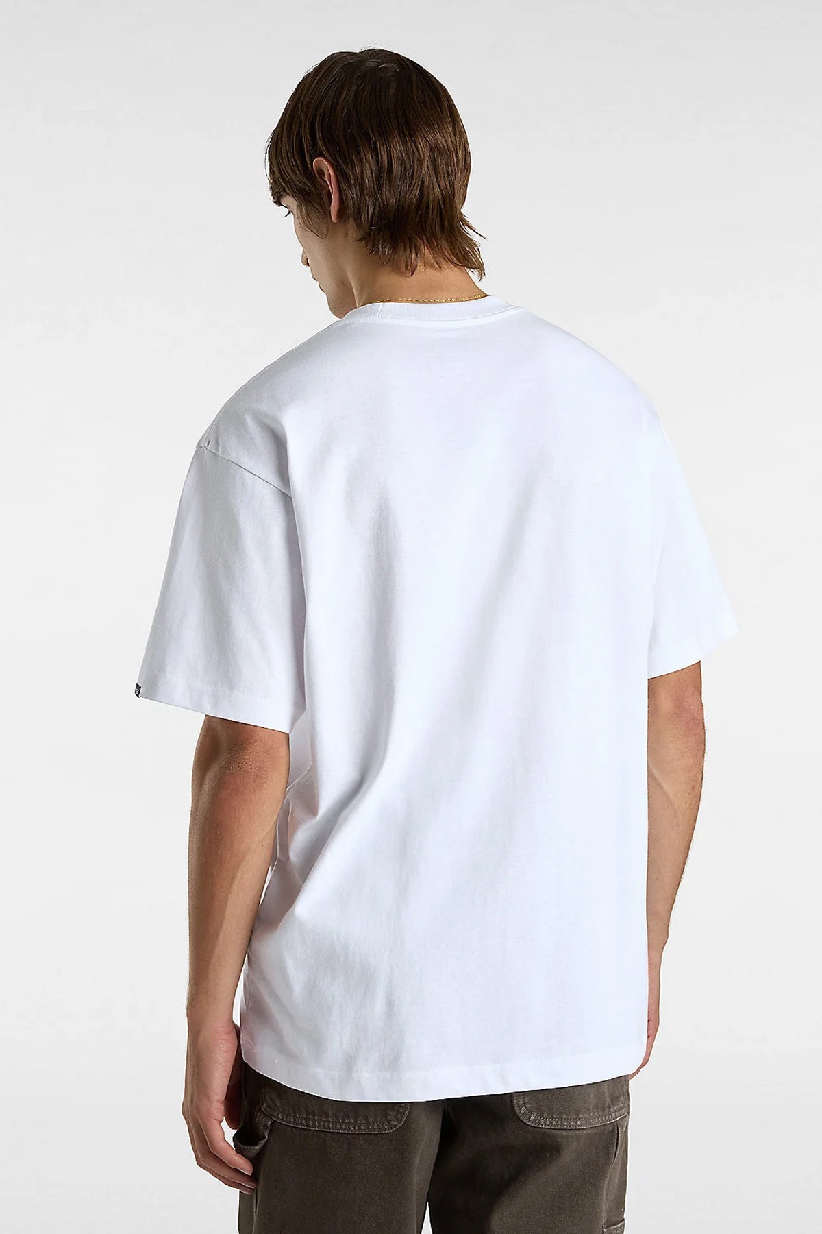 Vans Left Chest II Erkek Tişört Beyaz