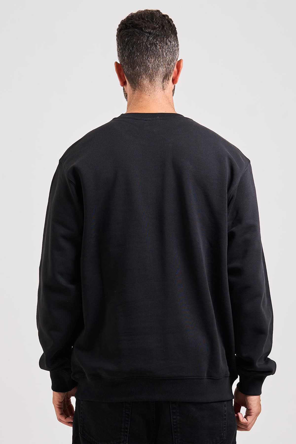 Vans Left Chest II Erkek Sweatshirt Siyah