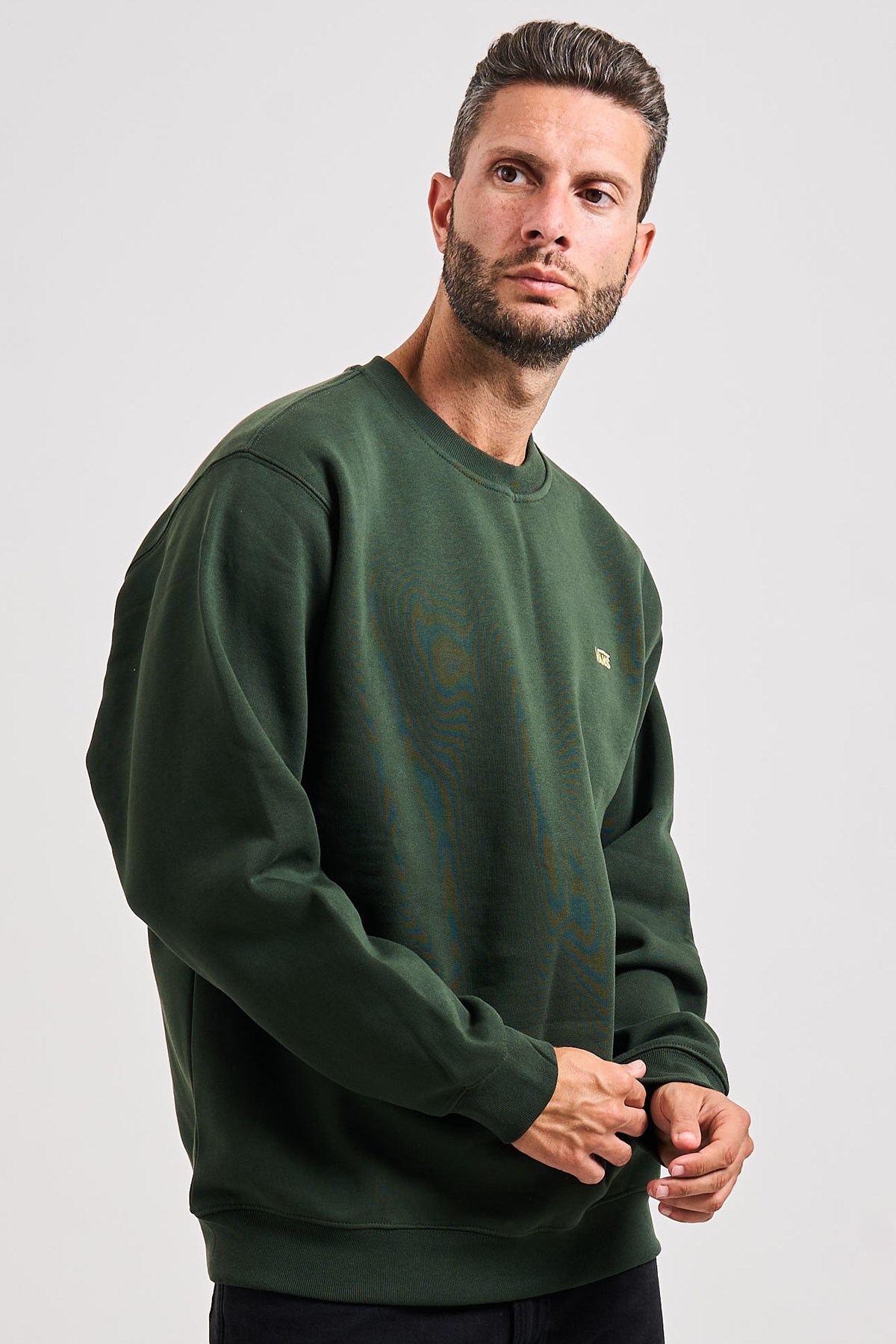 Vans Left Chest II Erkek Sweatshirt Yeşil