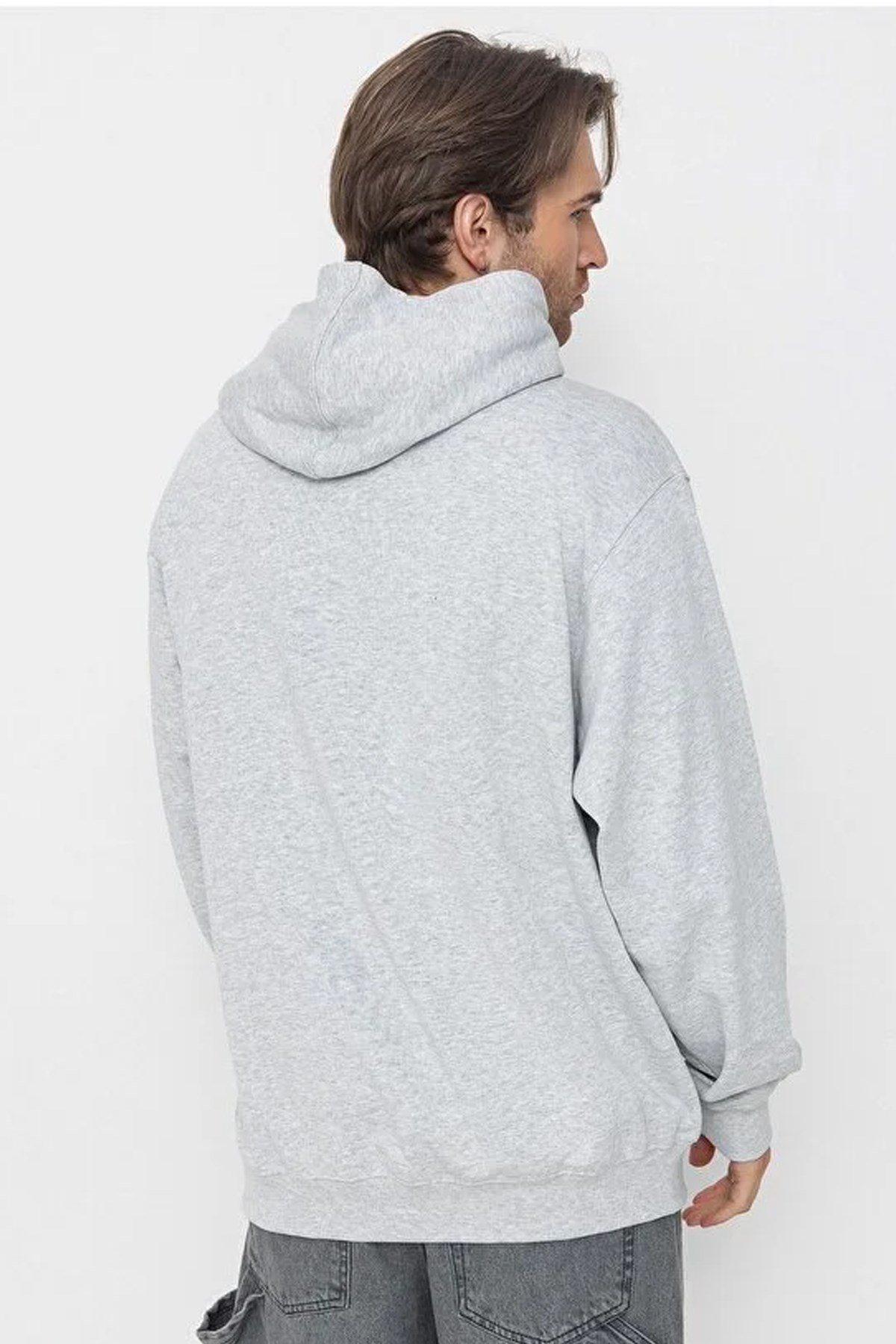 Vans Left Chest II Loose Erkek Sweatshirt Gri