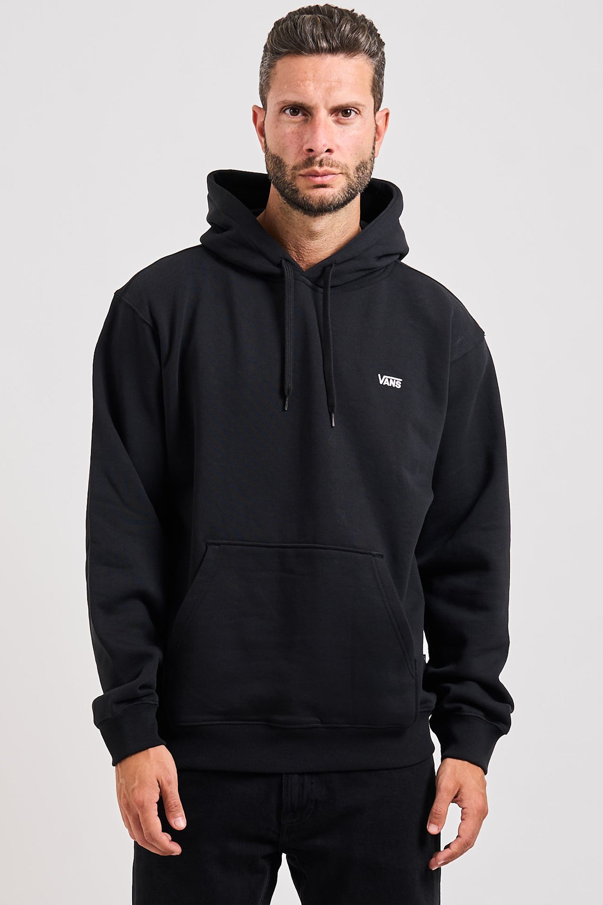 Vans Left Chest II Loose Erkek Sweatshirt Siyah