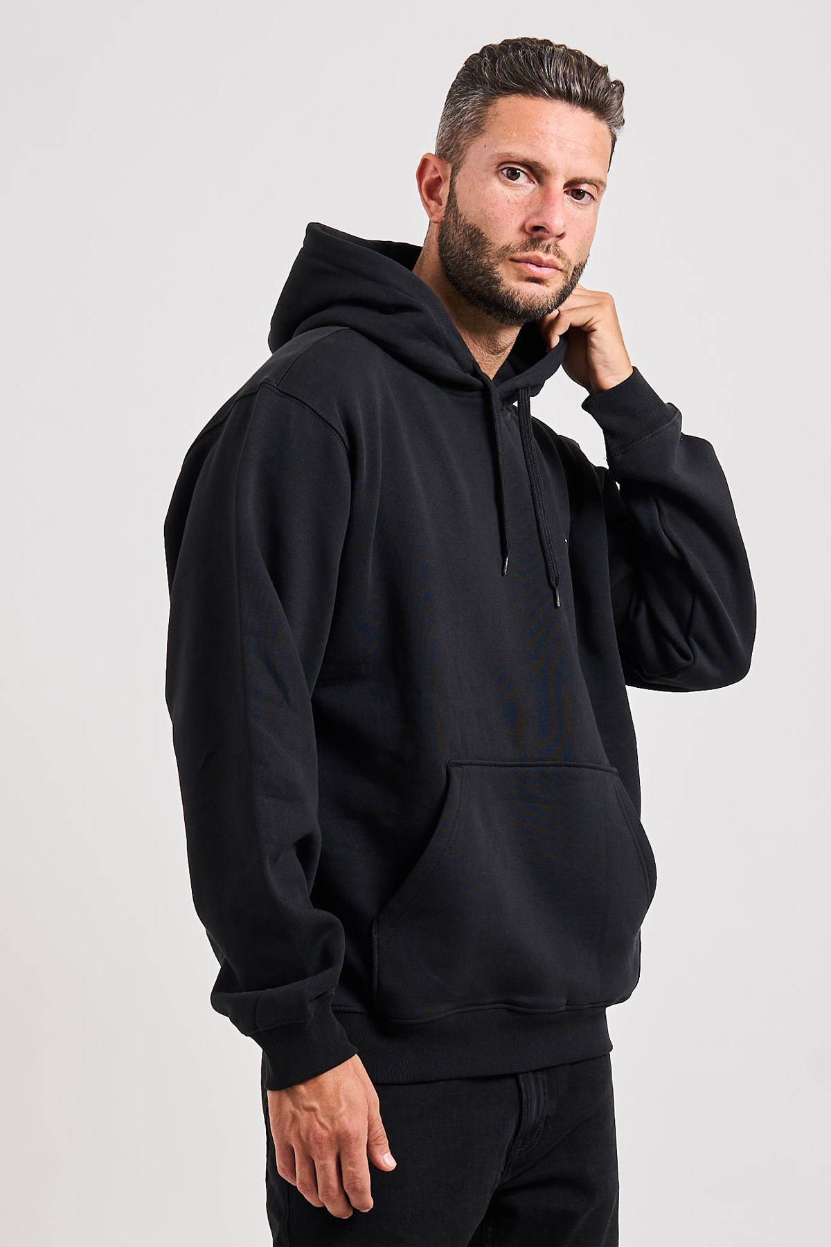Vans Left Chest II Loose Erkek Sweatshirt Siyah