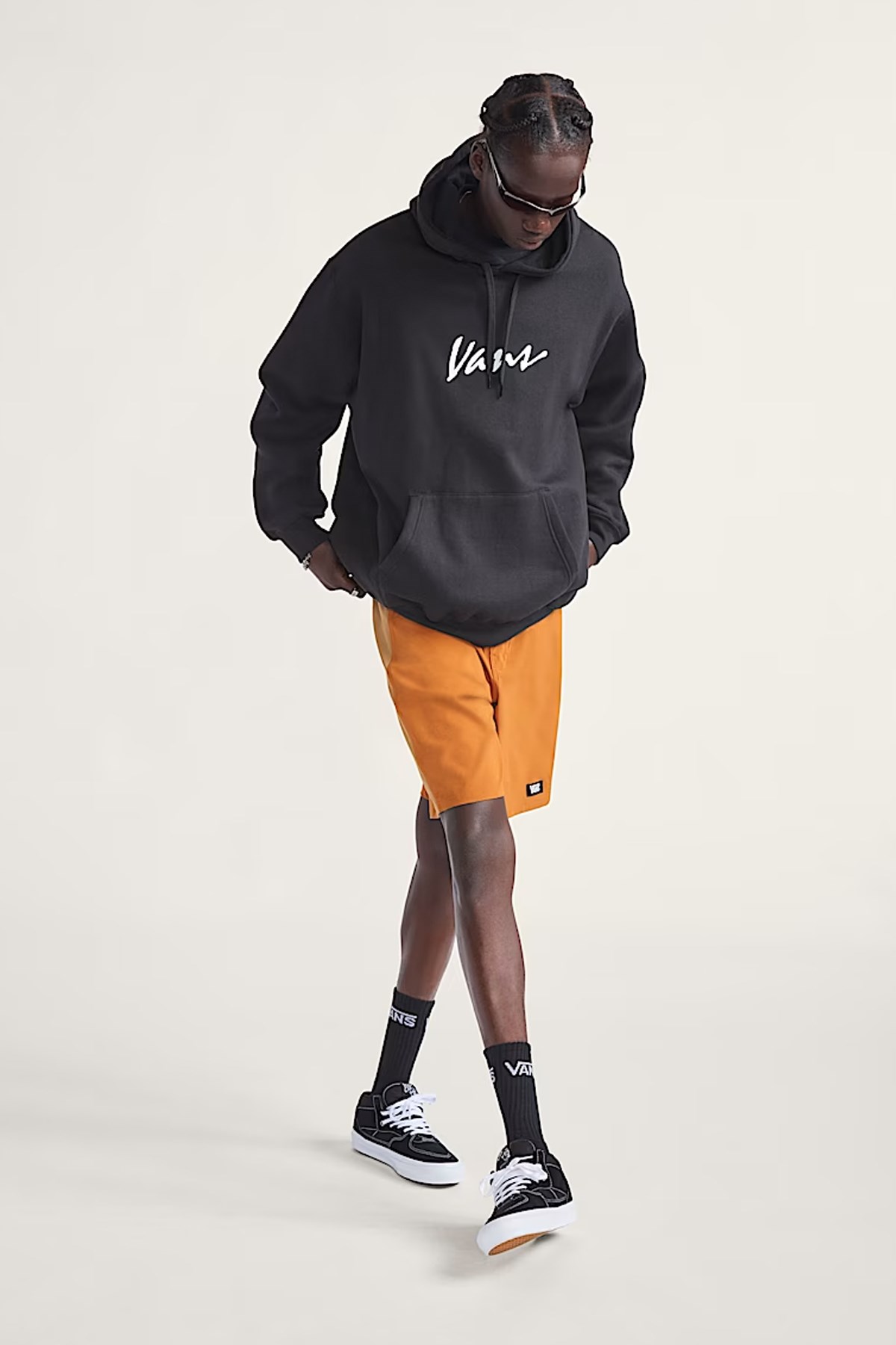 Vans Scripted Vans Erkek Sweatshirt Siyah