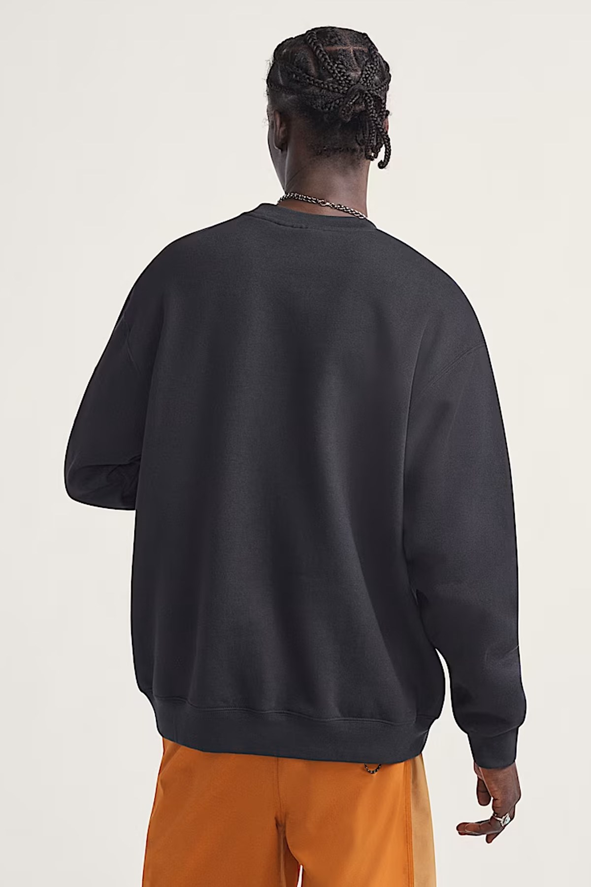 Vans Classic Oval Crew Erkek Sweatshirt Siyah
