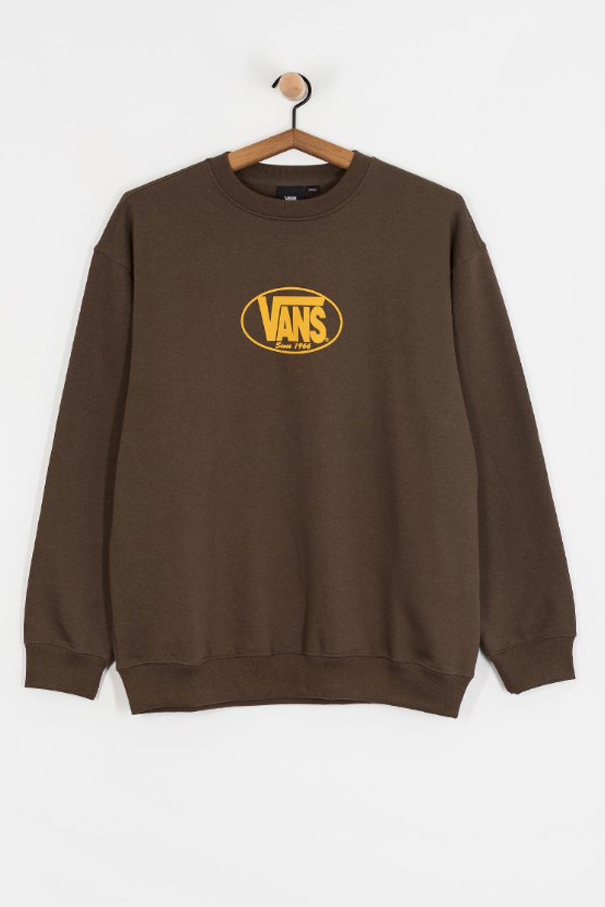 Vans Classic Oval Crew Erkek Sweatshirt Kahverengi