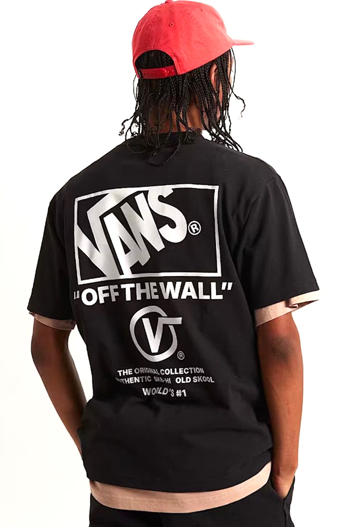 Vans Stacked Erkek Tişört VN000PEWY281 Siyah