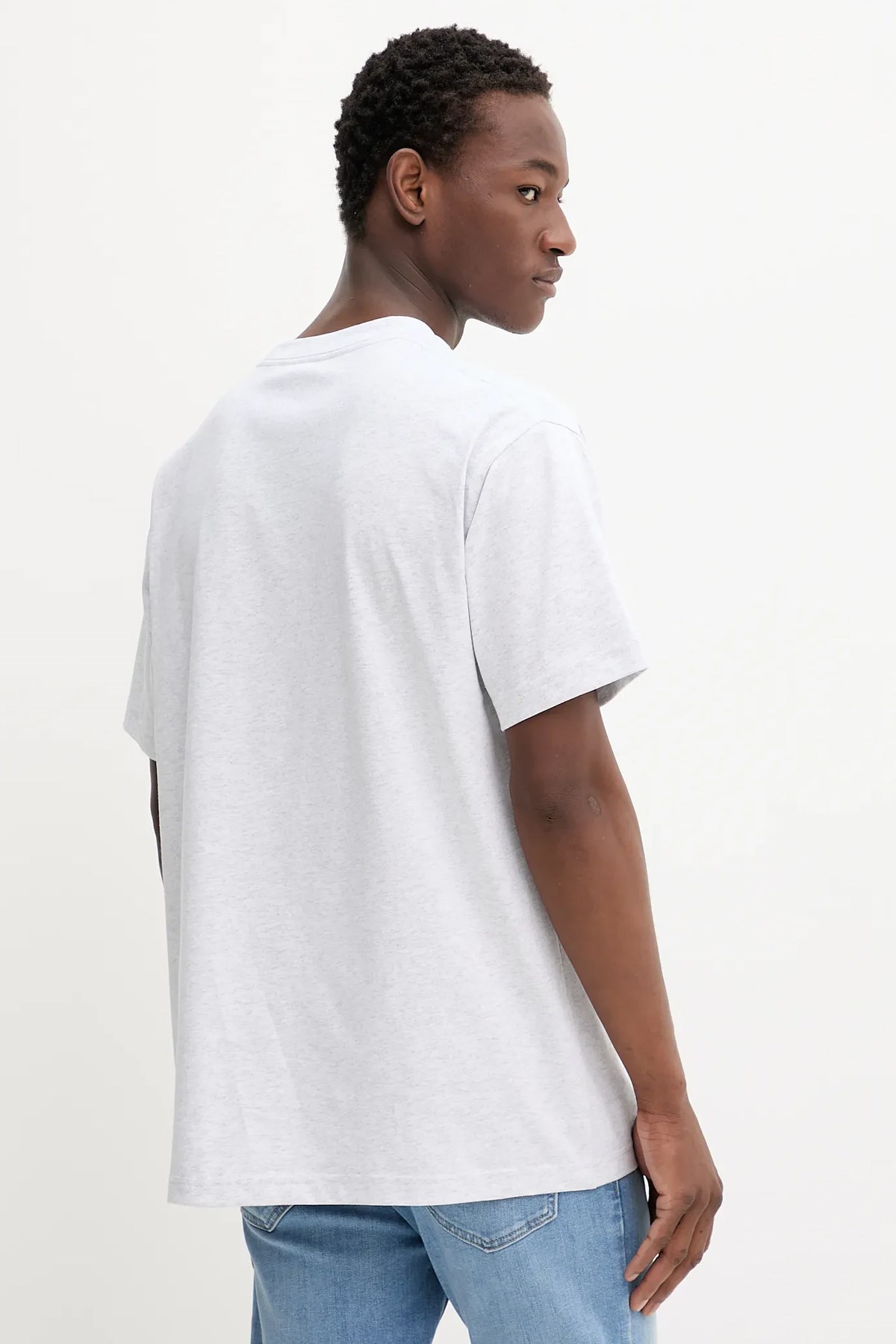 Vans Left Chest Erkek Tişört VN000R9X1QI1 Gri