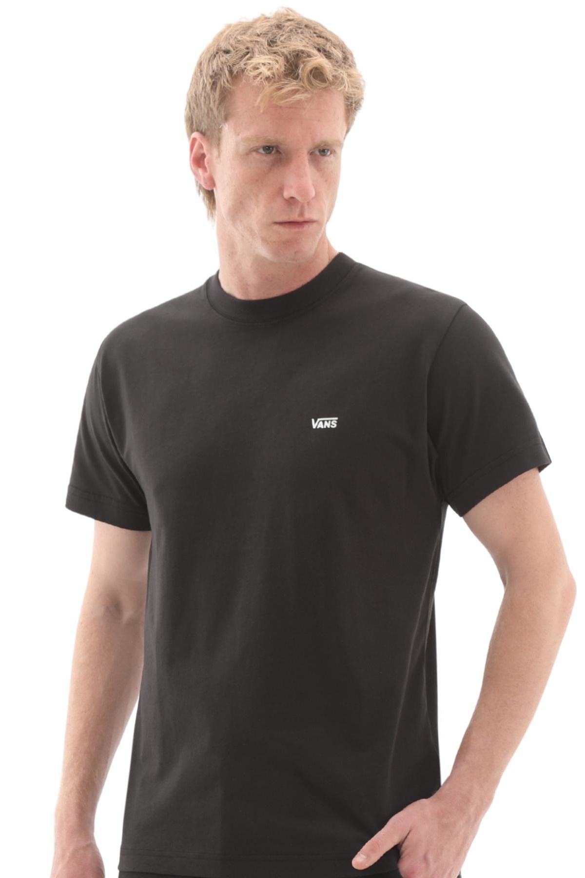 Vans Left Chest Erkek Tişört VN000R9XBLK1 Siyah