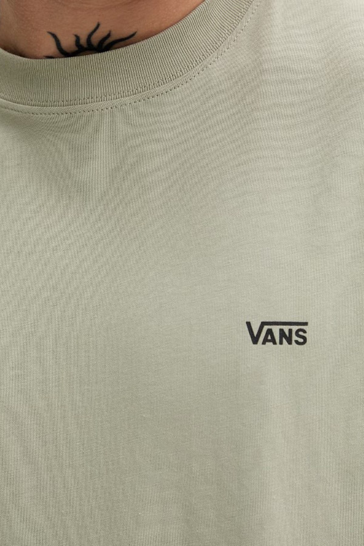 Vans Left Chest Erkek Tişört VN000R9XFSG1 Gri