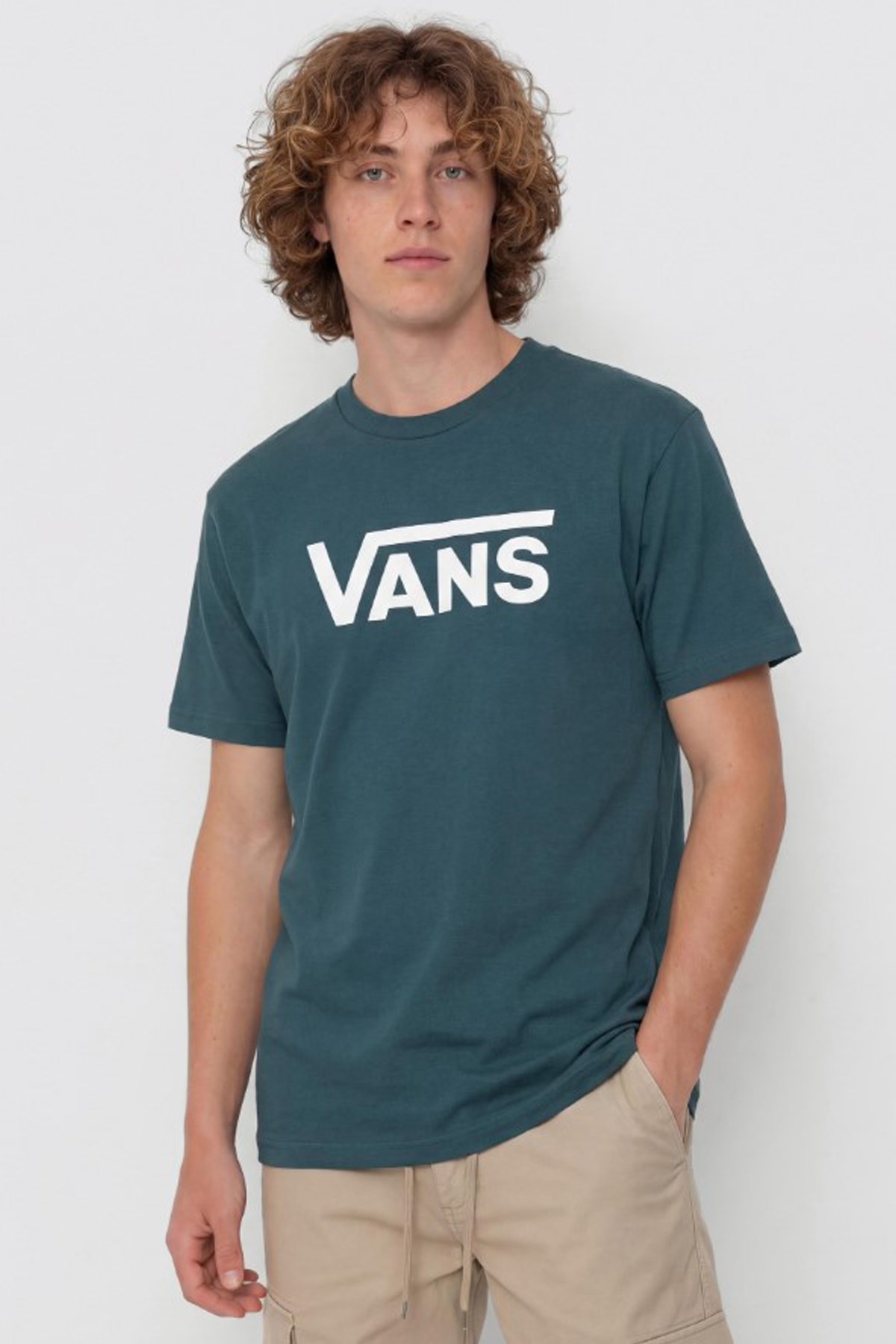 Vans Classic Erkek Tişört VN000RA1FRJ1 Yeşil