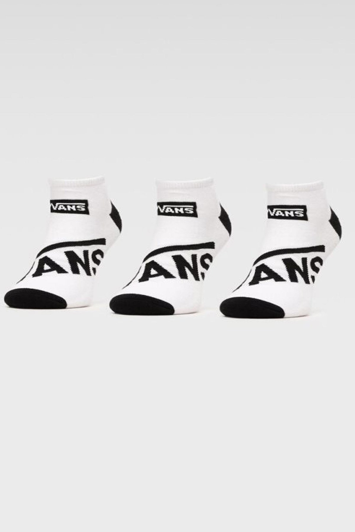 Vans Mn Vans No Show 3'Lü Erkek Çorap VN000TLUPRR1 Beyaz