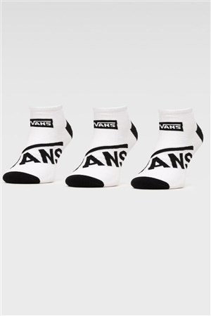 Vans Mn Vans No Show 3'Lü Erkek Çorap VN000TLUPRR1 Beyaz