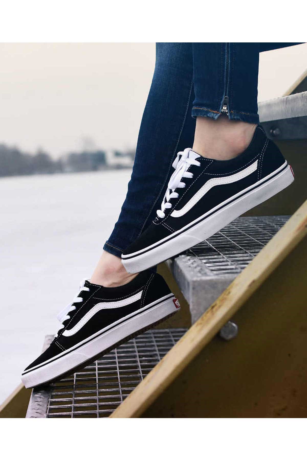 Vans Ward Çocuk Ayakkabı VN0A38J9IJU1 Siyah