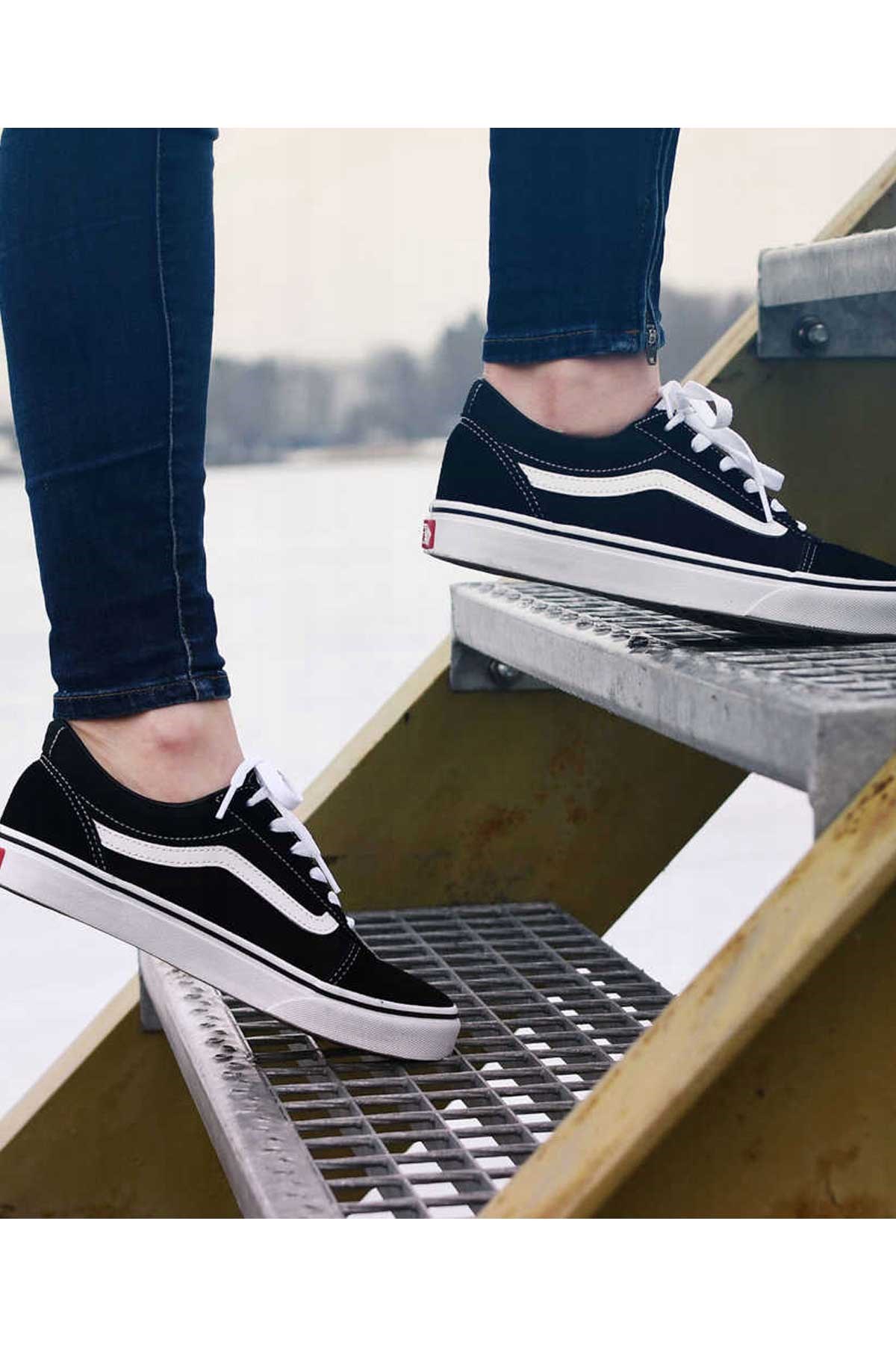 Vans Ward Çocuk Ayakkabı VN0A38J9IJU1 Siyah