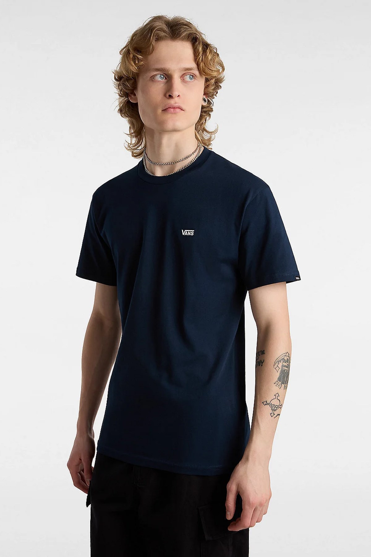 Vans Left Chest Logo Tee Erkek Tişört Vn0A3Czenav1 Lacivert