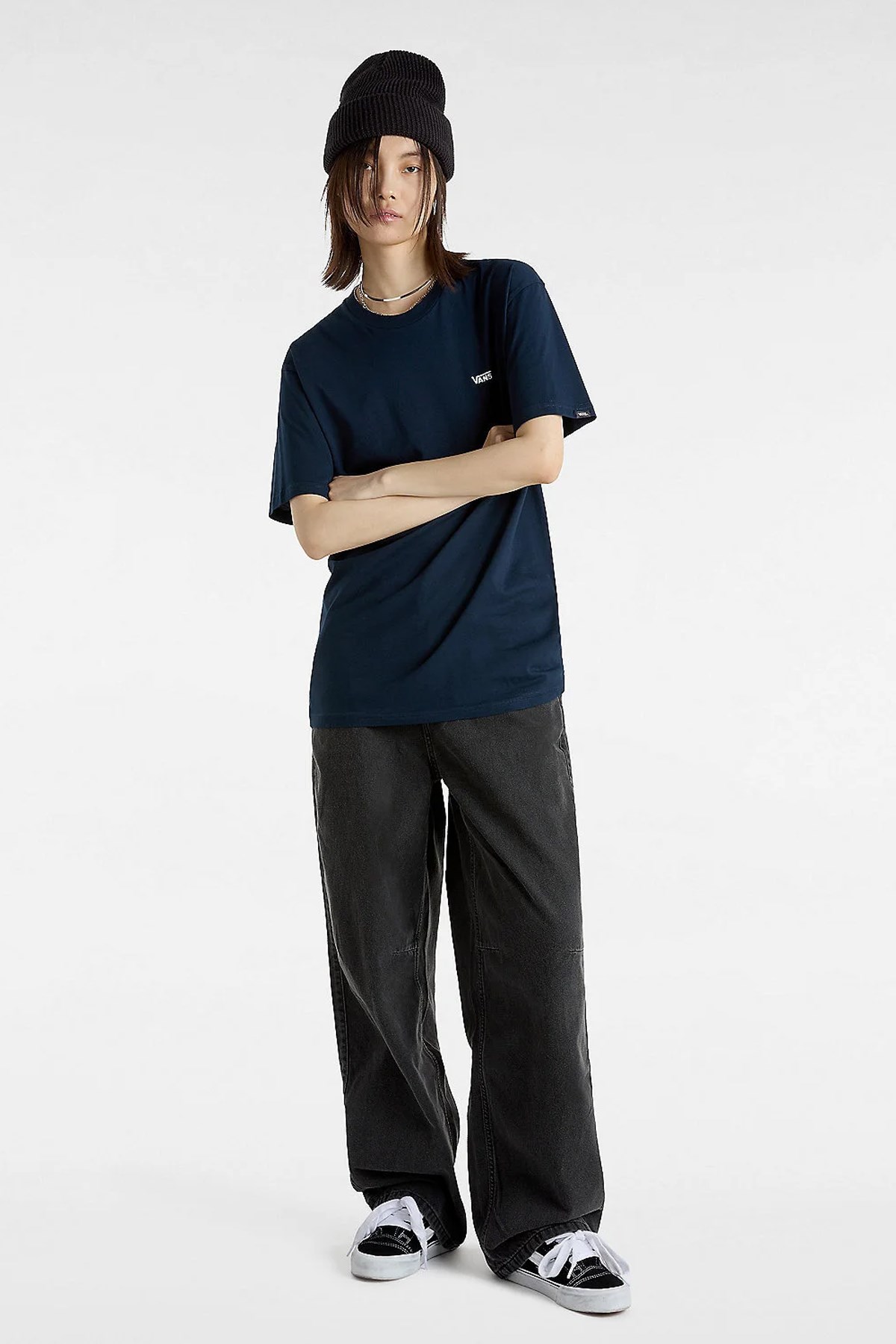 Vans Left Chest Logo Tee Erkek Tişört Vn0A3Czenav1 Lacivert