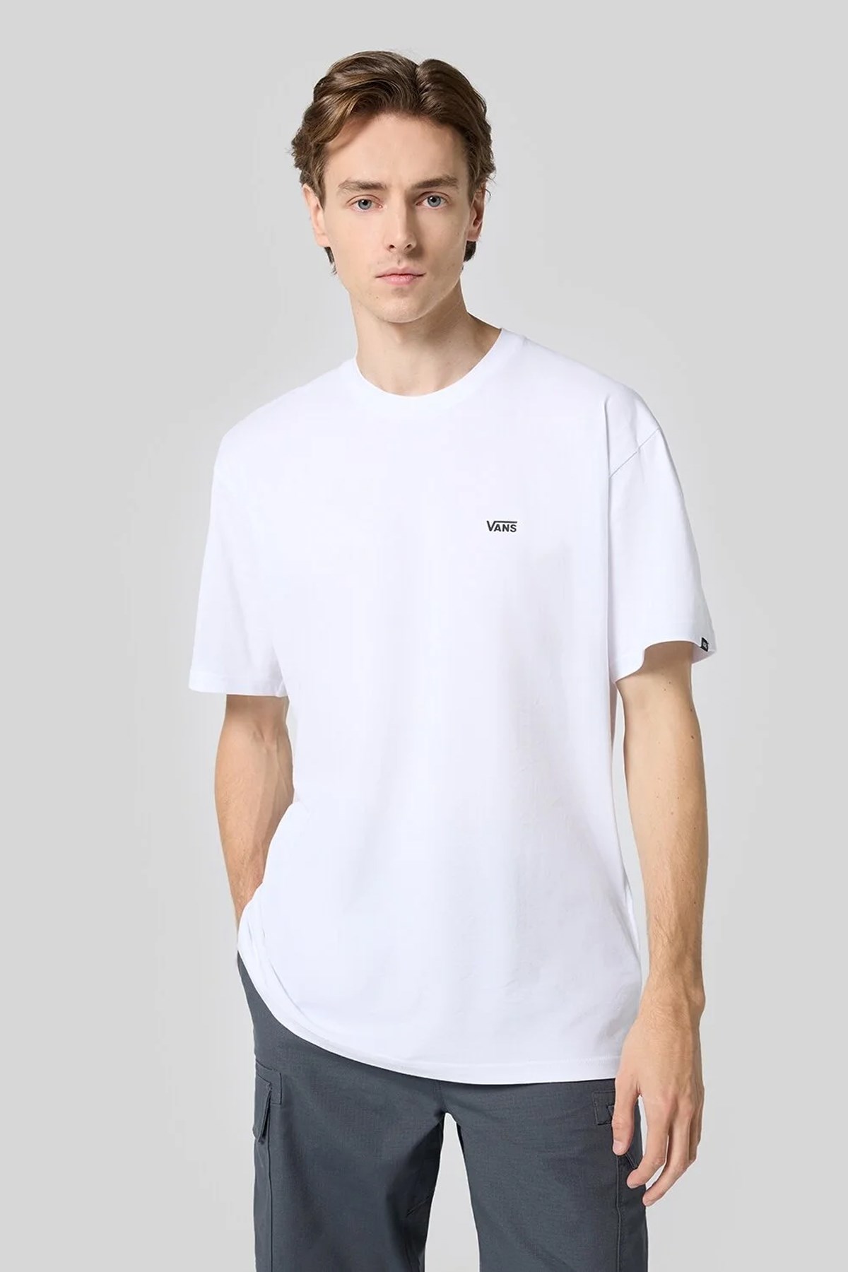 Vans Left Chest Logo Tee Erkek Tişört Vn0A3Czeyb21 Beyaz