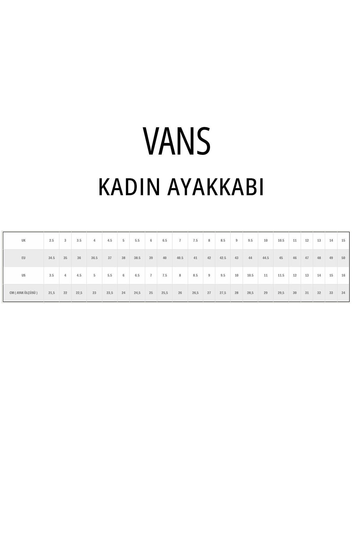 Vans Ward Kadın Ayakkabı VN0A3IUN5GX1 Siyah