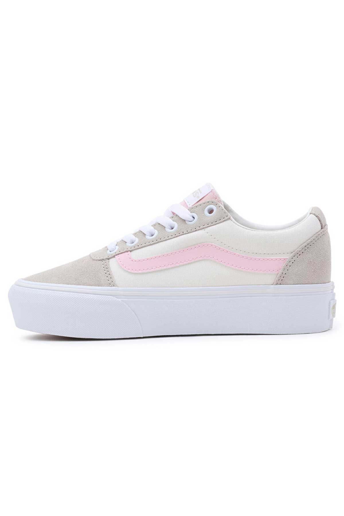 Vans Ward Platform Kadın Ayakkabı VN0A3TLCBEI1 Bej