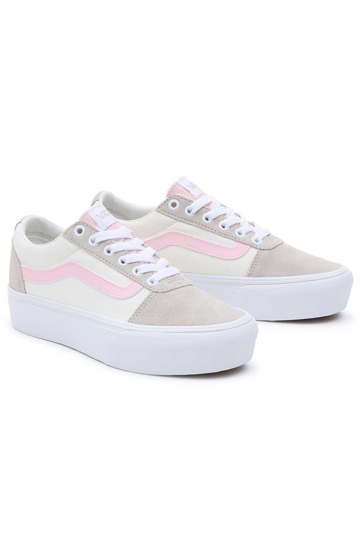Vans Ward Platform Kadın Ayakkabı VN0A3TLCBEI1 Bej