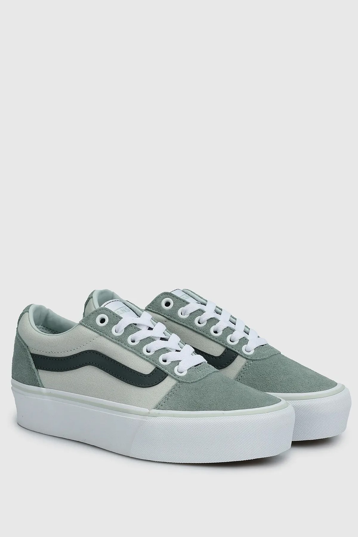 Vans Wm Ward Platform Kadın Ayakkabı VN0A3TLCBHJ1 Yeşil