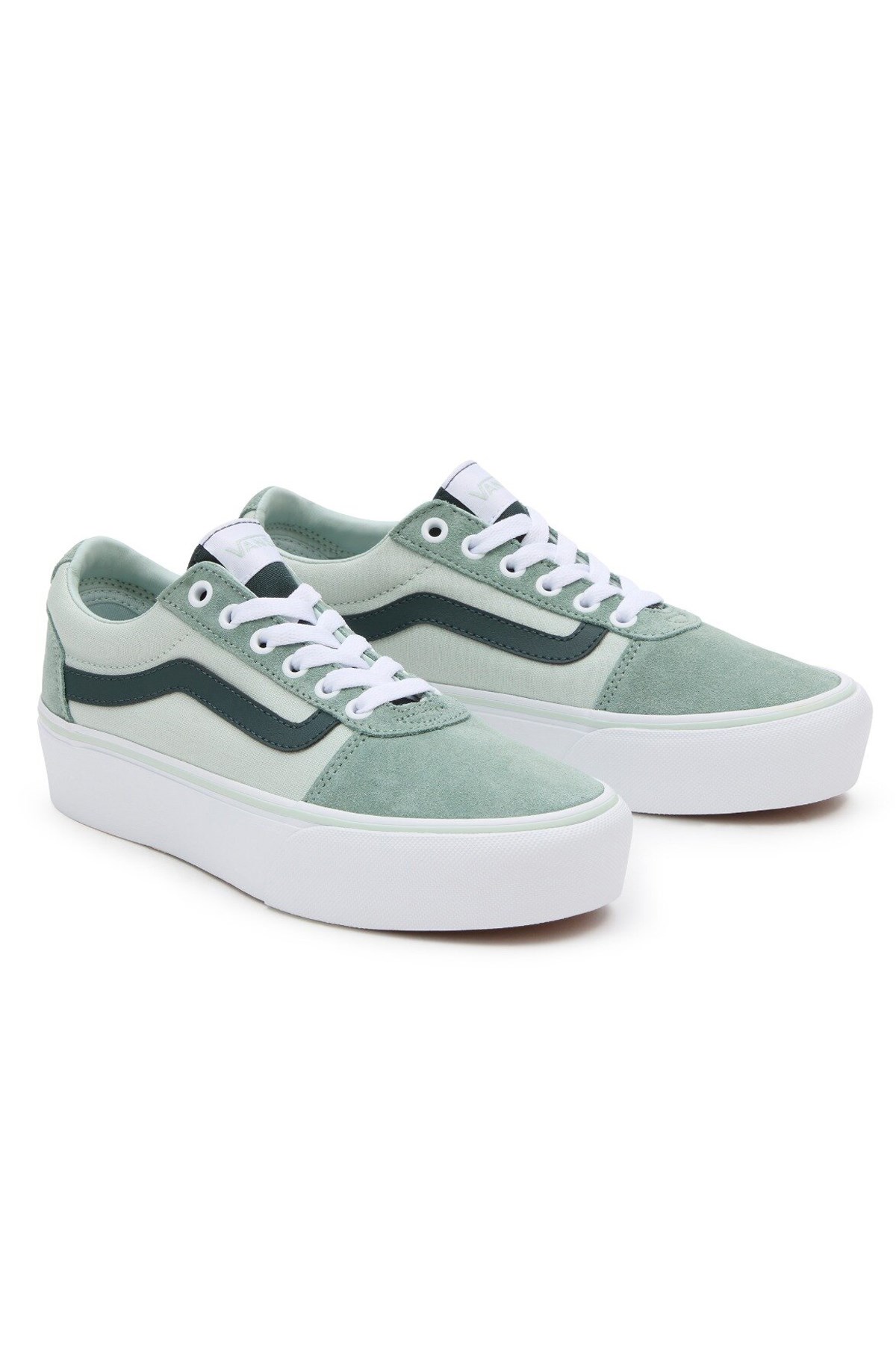 Vans Wm Ward Platform Kadın Ayakkabı VN0A3TLCBHJ1 Yeşil