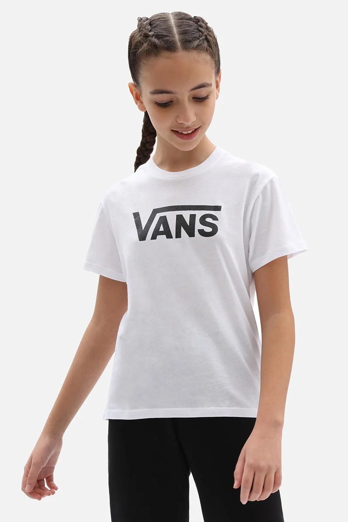 Vans Gr Flying V Crew Girls Çocuk Tişört VN0A53P2WHT1 Beyaz