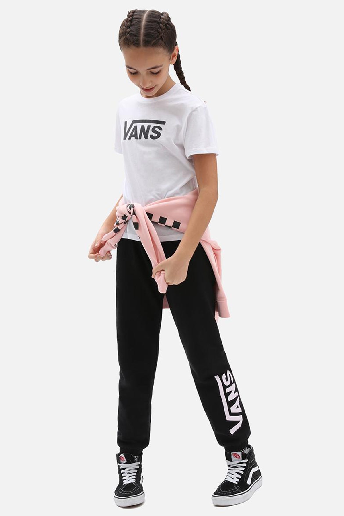 Vans Gr Flying V Crew Girls Çocuk Tişört VN0A53P2WHT1 Beyaz