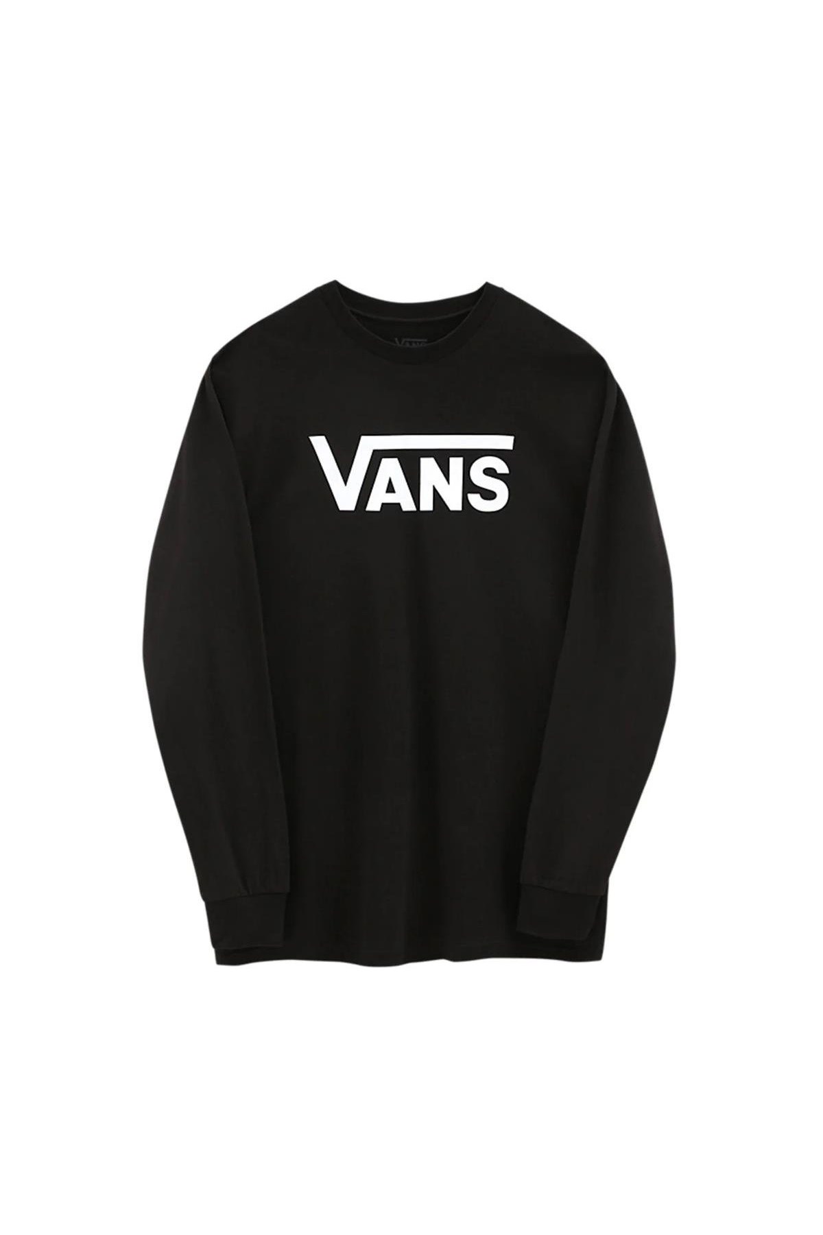 Vans Classic Vans Ls-B Erkek Sweatshirt VN0A7UECY281 Siyah