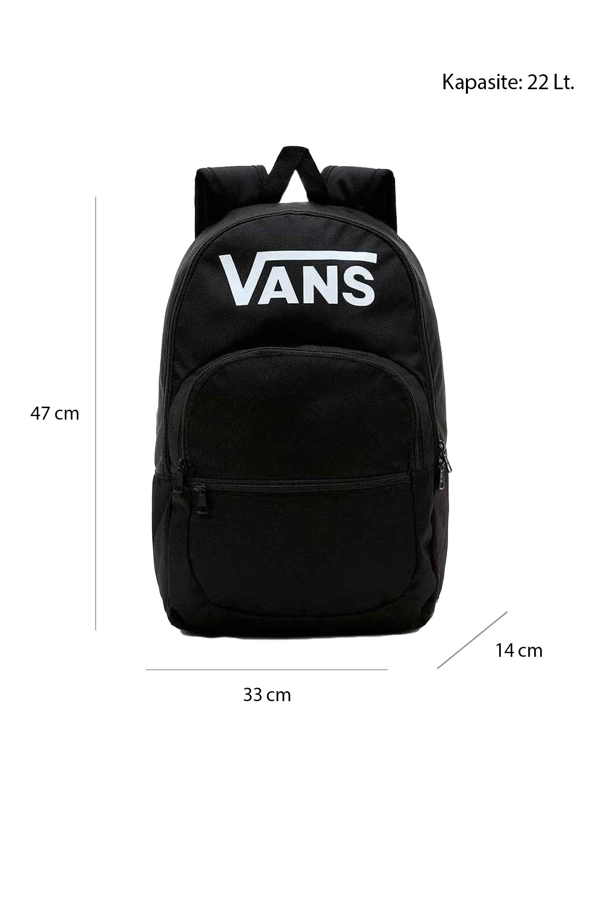 Vans Ranged 2 Backpack-B Kadın Sırt Çantası VN0A7UFNBKA1 Siyah