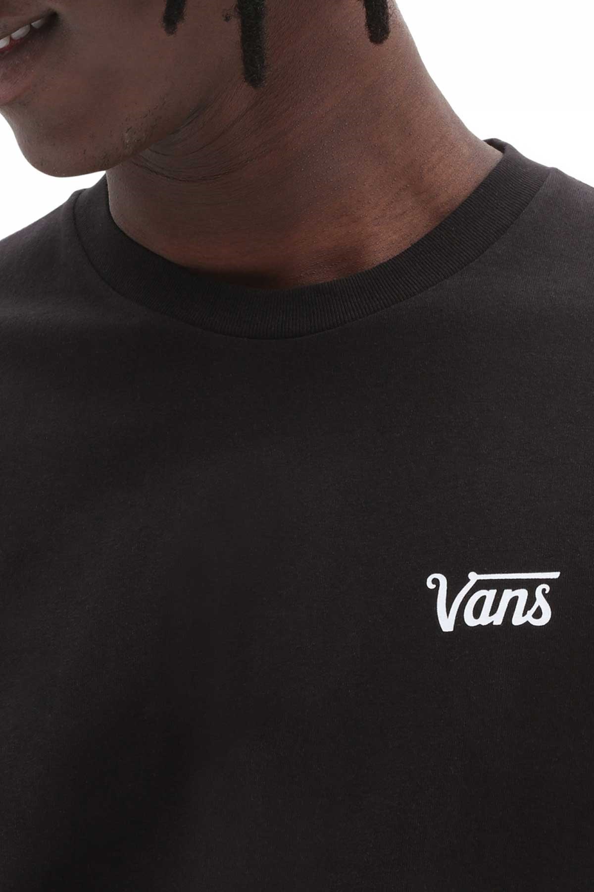 Vans Mini Script Erkek Tişört VN0A7Y3SBLK1 Siyah