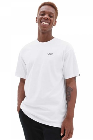 Vans Mini Script Erkek Tişört VN0A7Y3SWHT1 Beyaz
