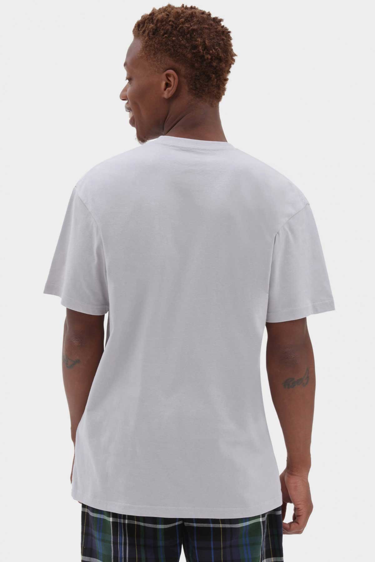 Vans Mini Script Erkek Tişört VN0A7Y3SY5H1 Gri