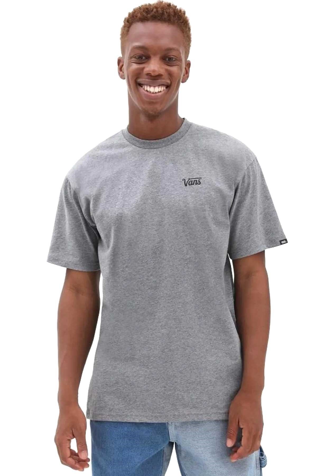 Vans Mini Script Erkek Tişört VN0A7Y3SYR21 Gri