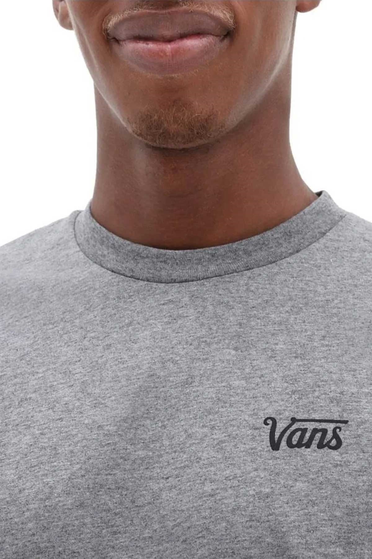 Vans Mini Script Erkek Tişört VN0A7Y3SYR21 Gri
