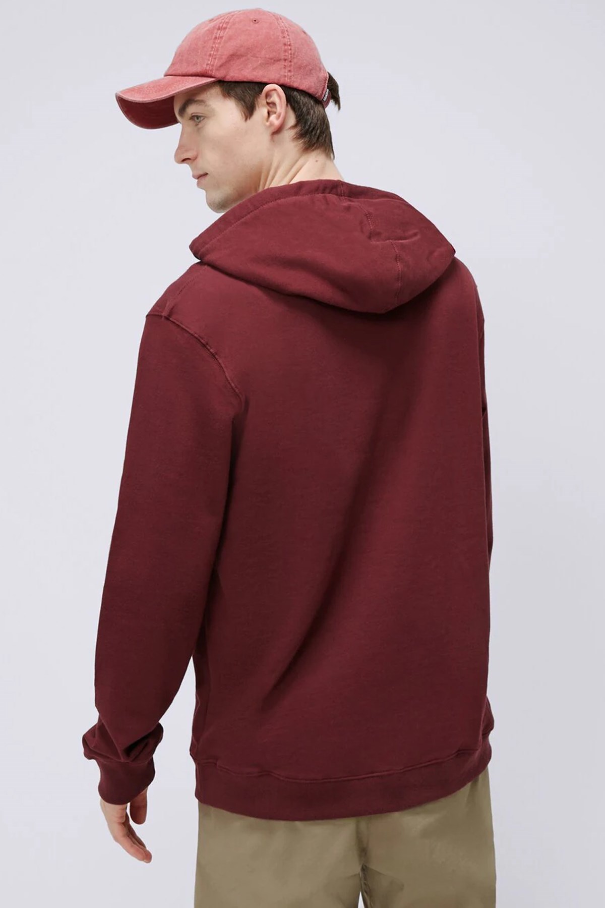 Vans Classic Vans Po-B Erkek Sweatshirt VN0A7Y3X4QU1 Bordo