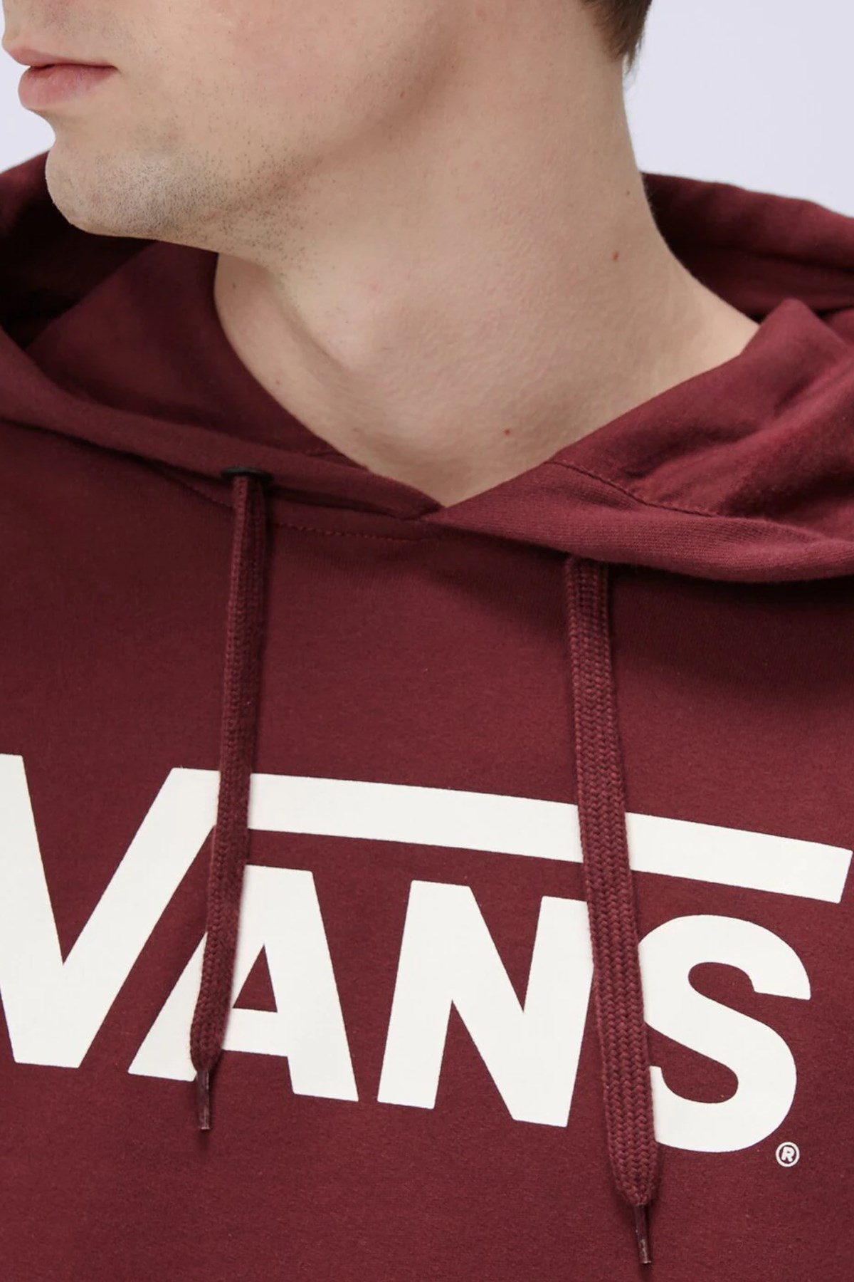 Vans Classic Vans Po-B Erkek Sweatshirt VN0A7Y3X4QU1 Bordo