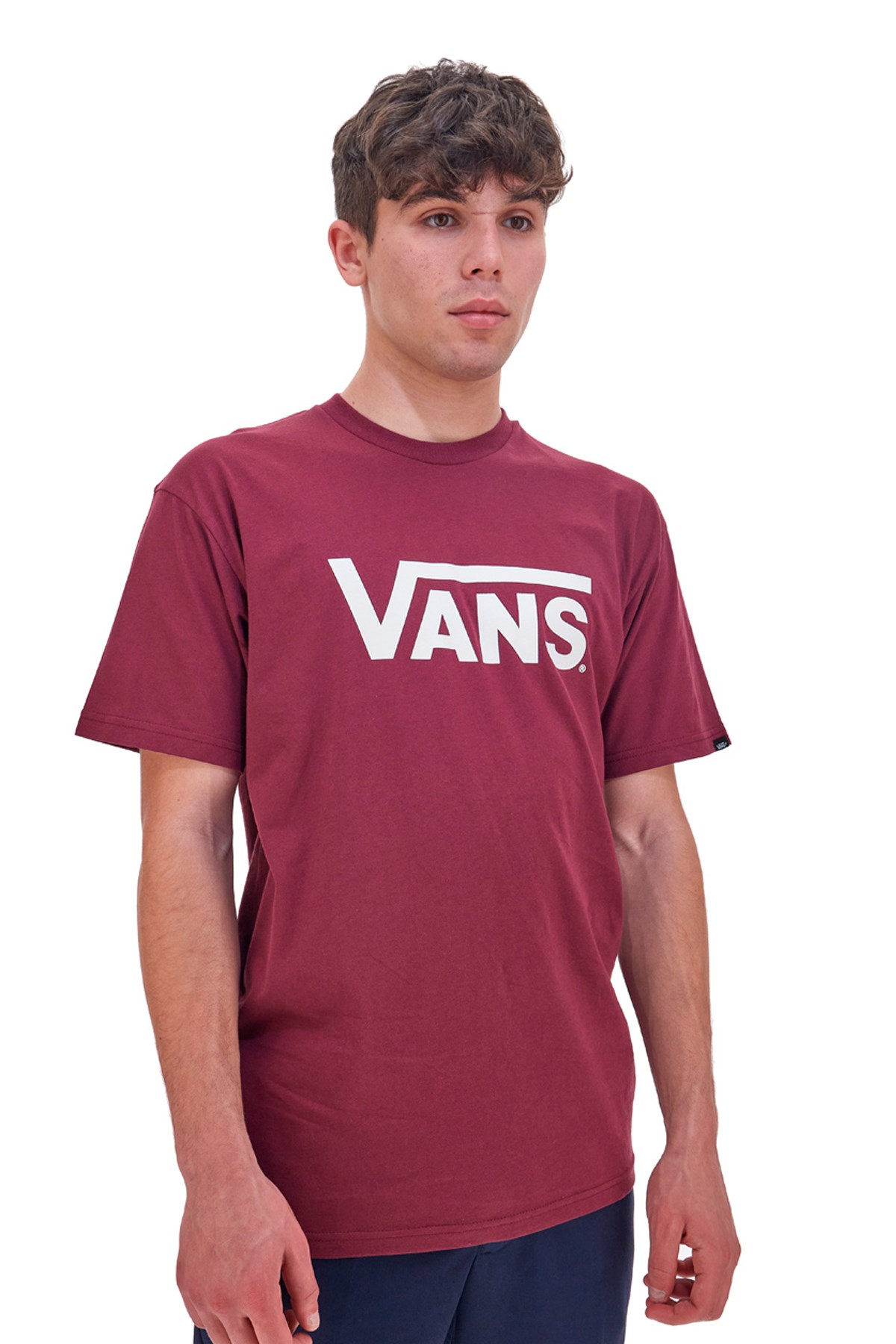 Vans Classic Vans Erkek Tişört VN0A7Y46KG21 Bordo